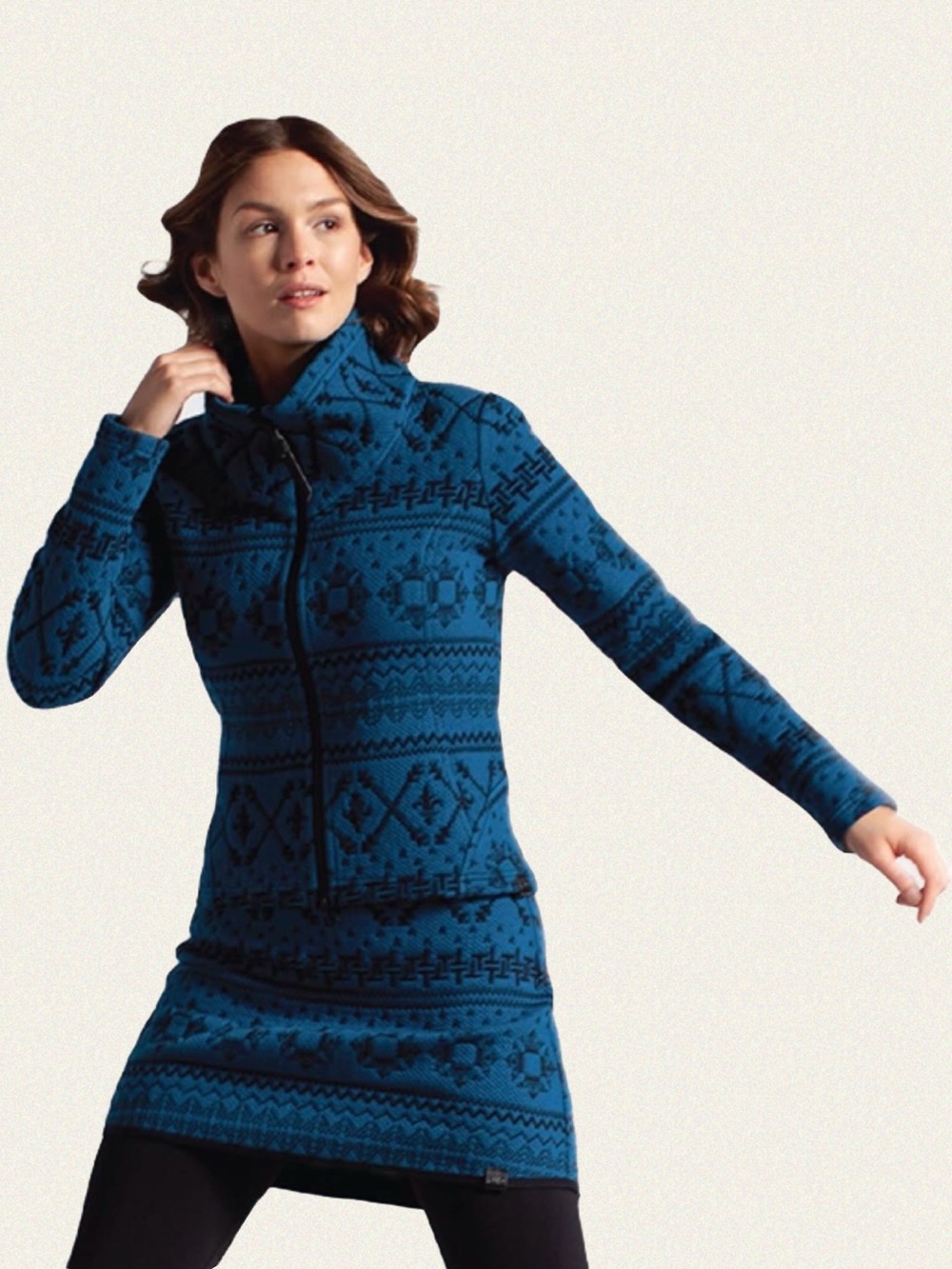Tonia DeBellis Ruby Fair Isle Sweater Jacket